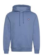 Ian Patch Hoodie Double A By Wood Wood Blue