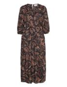 Kadorita Dress Kaffe Brown