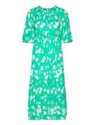 Yashawaii 3/4 Off Shoulder Long Dress S. YAS Green