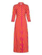 Yassavanna Long Shirt Dress S. YAS Orange