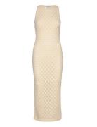 Vmevelyn Sl Crochet 7/8 Dress Vma Noos Vero Moda Cream