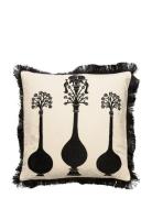 Day Vases Cushion Cover Fringes DAY Home Cream