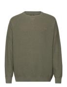 Raglan Crew Knit Lee Jeans Khaki