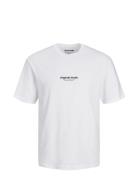 Jorvesterbro Tee Ss Crew Neck Noos Jack & J S White