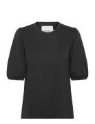 Darsy Puff Sleeve T-Shirt Minus Black