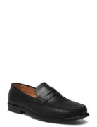 Leather Penny Loafers Mango Black