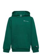 Half Zip Hooded Sweatshirt Champion Green