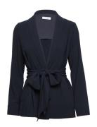 Elena Wrap Blazer Marville Road Black