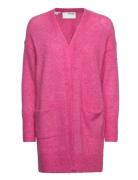Slflulu New Ls Knit Long Cardigan B Noos Selected Femme Pink