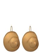 Metallic Shell Earrings Mango Gold