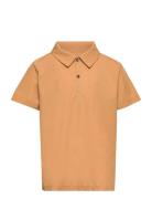 Poplin S/S Shirt Müsli By Green Cotton Orange
