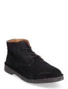 Slhriga New Suede Chukka Boot B Selected Homme Black