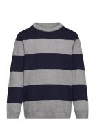 Striped Knit Sweater Mango Patterned