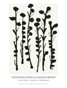 Abstract Flowers - Poster Kunstindustrien Patterned