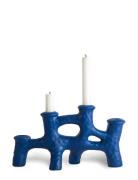 Candle Holder Luca Byon Blue