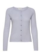 Rwlaica Cashmere Ls O-Neck Raglan C Rosemunde Blue