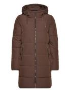 Onldolly Long Puffer Coat Otw ONLY Brown