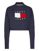 Tjw Bxy Center Flag Sweater Tommy Jeans Navy
