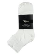 Sport Socks, Mid-Cut 4-P, White 40/45 TOPECO White