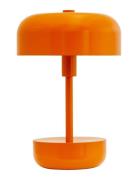 Haipot Orange Led Genopladelig Bordlampe Dyberg Larsen Orange