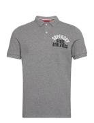 Applique Classic Fit Polo Superdry Grey
