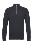 Cfkarlo 0092 Half Zipper Knit Casual Friday Navy