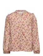 Shirt Flower Woven En Fant Pink