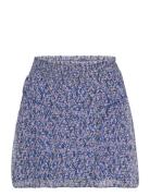 D6Lucky Star Mini Print Skirt Dante6 Blue