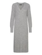 Slrakel V-Neck Dress Soaked In Luxury Grey