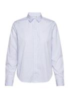 Reg Poplin Gingham Shirt GANT Blue