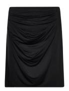 Cupro Skirt Rosemunde Black