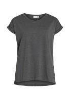 Vidreamers New Pure T-Shirt-Noos Vila Grey