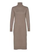 Milasz Roll Neck Long Dress Saint Tropez Brown