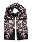 Oblong Scarf, Autumn Garden Papu Black