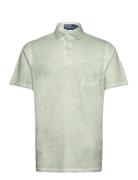 Classic Fit Cotton-Linen Polo Shirt Polo Ralph Lauren Green