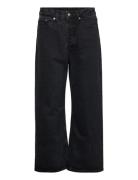 Wide-Leg Cropped Jeans Hope Black