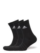 Cushi D Sportswear Crew Socks 3 Pair Pack Adidas Performance Black