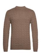 Slhryan Structure Crew Neck W Selected Homme Brown