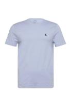 Custom Slim Jersey Crewneck T-Shirt Polo Ralph Lauren Blue