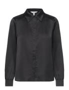 Objsateen L/S Shirt Object Black