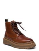 Slack U Leather Shoe Sneaky Steve Brown