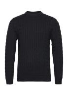 Slhryan Structure Crew Neck Selected Homme Black
