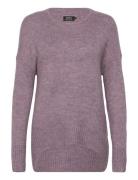 Onlnanjing L/S Pullover Knt Noos ONLY Purple