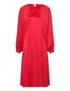 Slmela Dress Soaked In Luxury Red