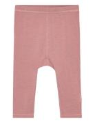 Wool/Bamboo Legging Mikk-line Pink