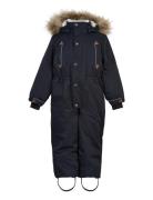 Twill Nylon Junior Suit Mikk-line Navy