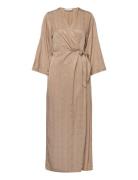 Slftyra 34 Ankle Wrap Dress B Selected Femme Brown