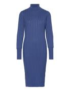 Srfelina Rollneck Dress Knit Soft Rebels Blue