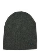 Knitted Logo Beanie Hat Superdry Grey