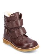 Boots - Flat - With Velcro ANGULUS Burgundy